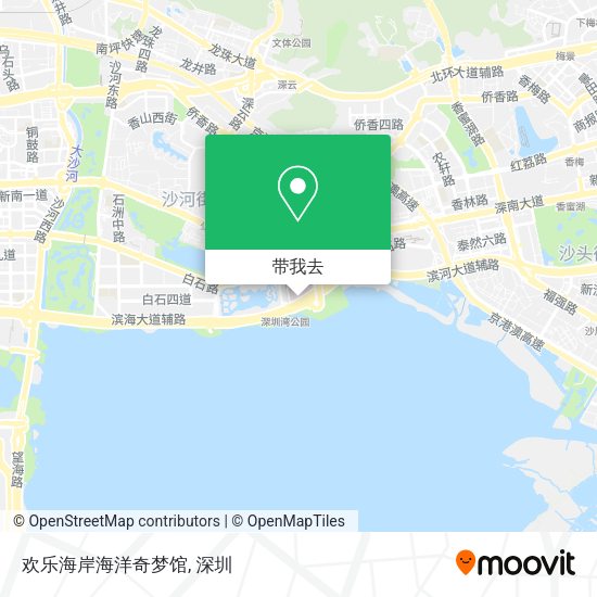 欢乐海岸海洋奇梦馆地图