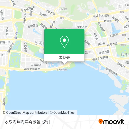 欢乐海岸海洋奇梦馆地图