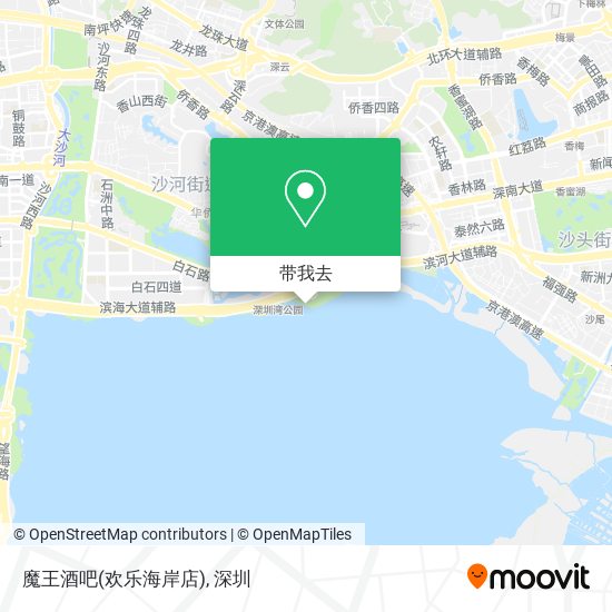 魔王酒吧(欢乐海岸店)地图