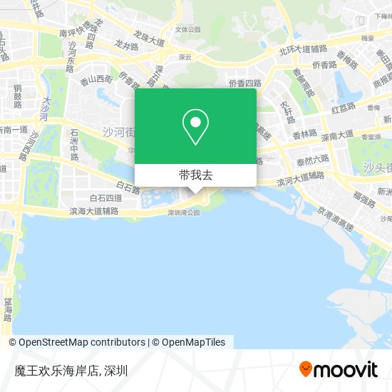 魔王欢乐海岸店地图