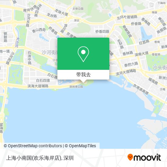 上海小南国(欢乐海岸店)地图