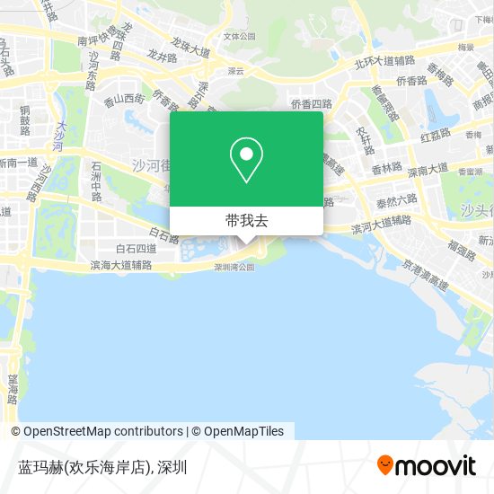 蓝玛赫(欢乐海岸店)地图