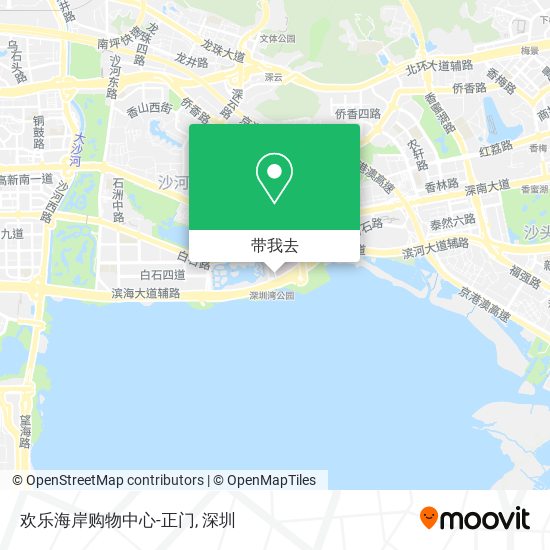 欢乐海岸购物中心-正门地图