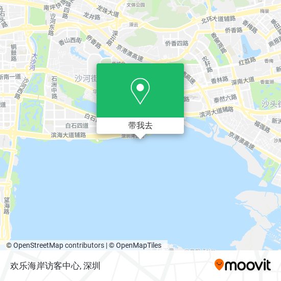 欢乐海岸访客中心地图