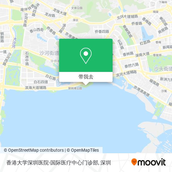 香港大学深圳医院-国际医疗中心门诊部地图