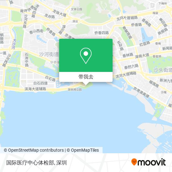 国际医疗中心体检部地图