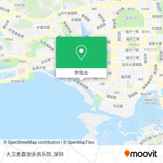大卫奥森游泳俱乐部地图