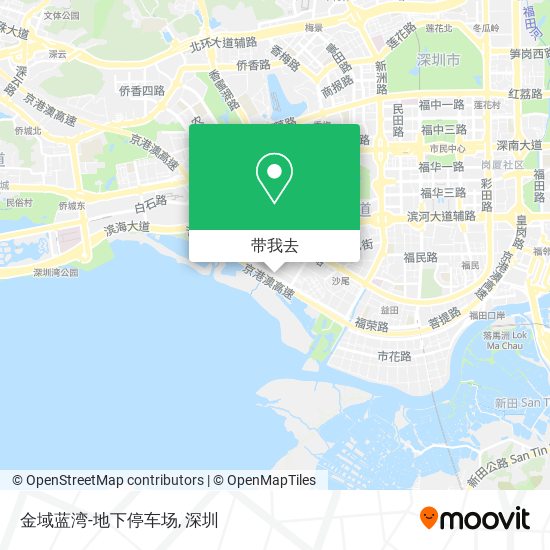 金域蓝湾-地下停车场地图