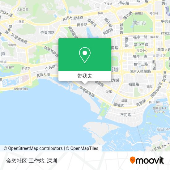 金碧社区-工作站地图