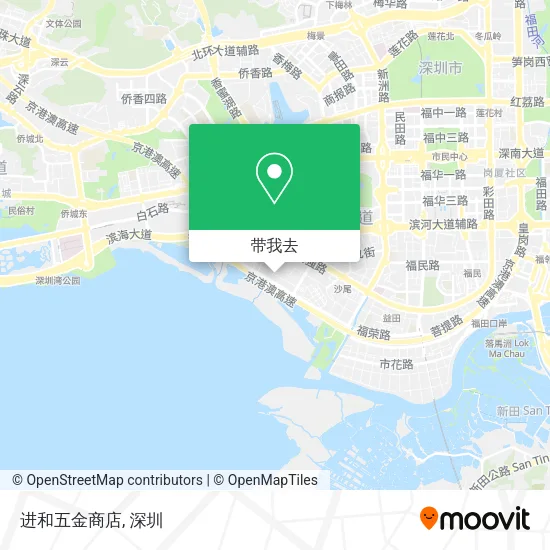 进和五金商店地图