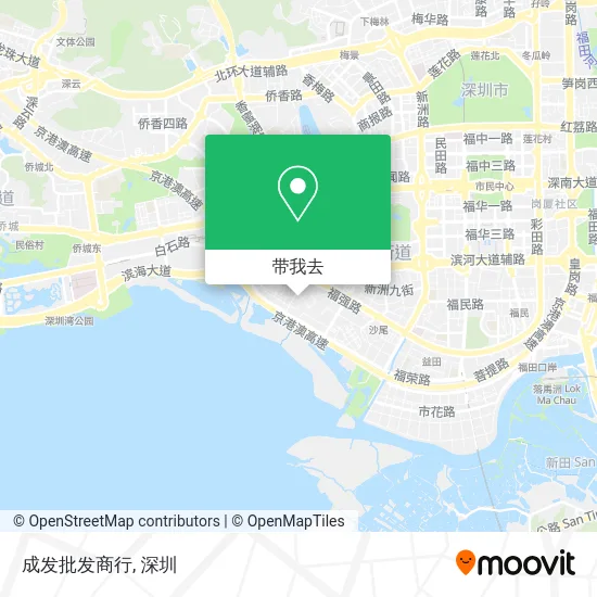 成发批发商行地图