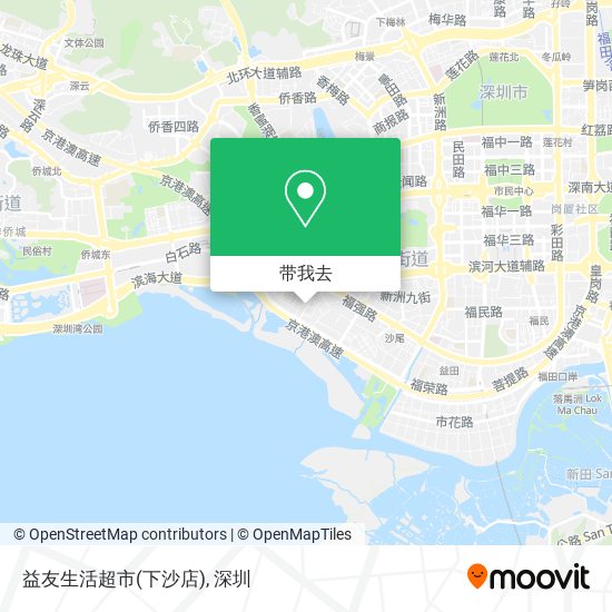 益友生活超市(下沙店)地图