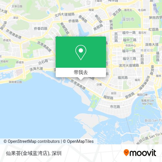 仙果荟(金域蓝湾店)地图