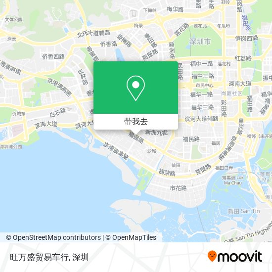 旺万盛贸易车行地图