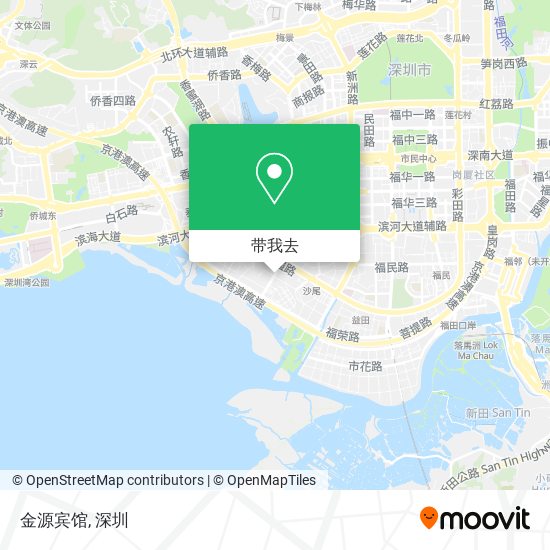 金源宾馆地图