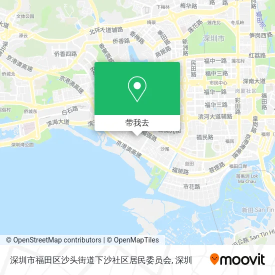 深圳市福田区沙头街道下沙社区居民委员会地图