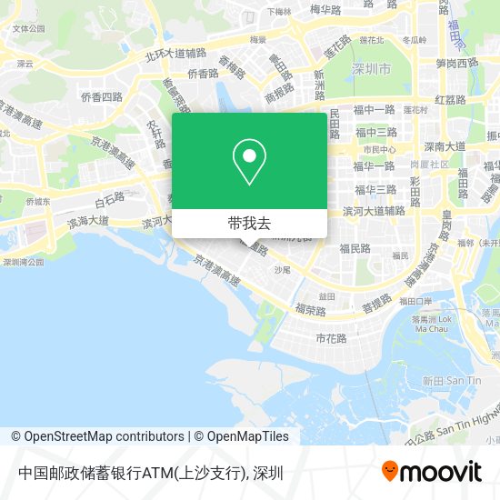 中国邮政储蓄银行ATM(上沙支行)地图