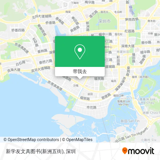 新学友文具图书(新洲五街)地图