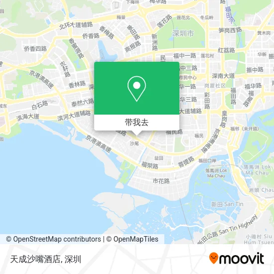 天成沙嘴酒店地图
