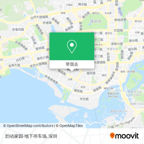 韵动家园-地下停车场地图