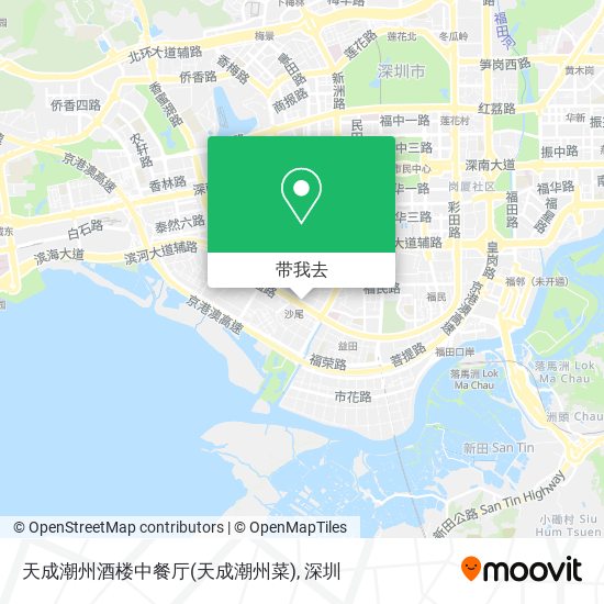 天成潮州酒楼中餐厅(天成潮州菜)地图
