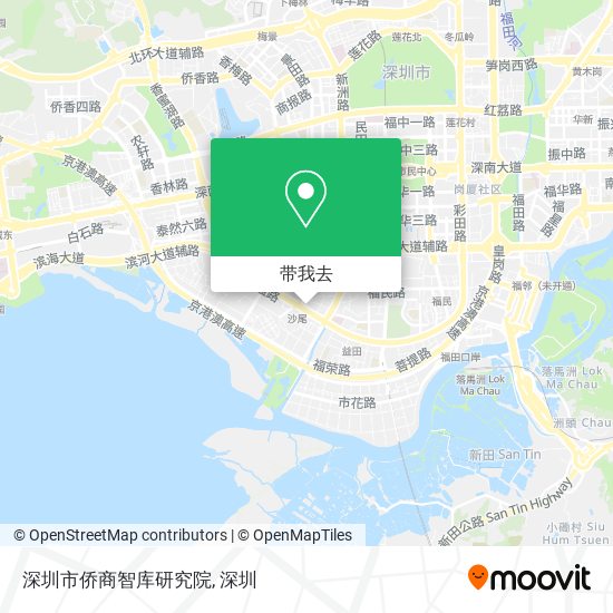 深圳市侨商智库研究院地图
