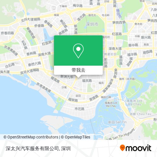 深太兴汽车服务有限公司地图