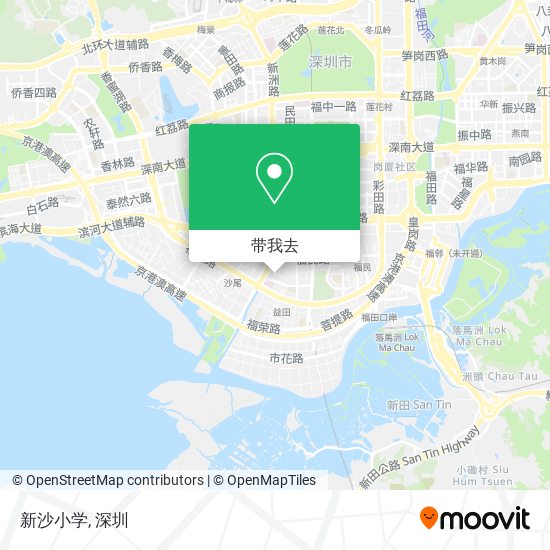 新沙小学地图
