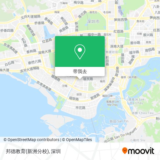 邦德教育(新洲分校)地图