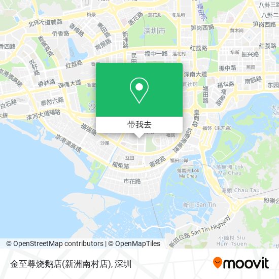 金至尊烧鹅店(新洲南村店)地图