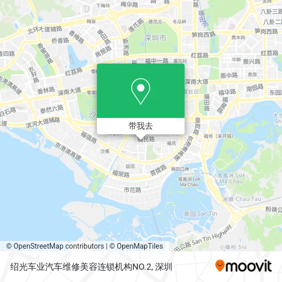 绍光车业汽车维修美容连锁机构NO.2地图