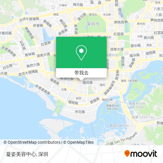 凝姿美容中心地图