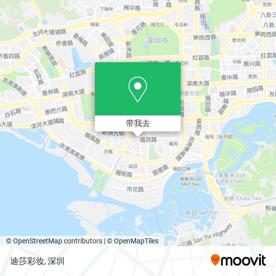 迪莎彩妆地图