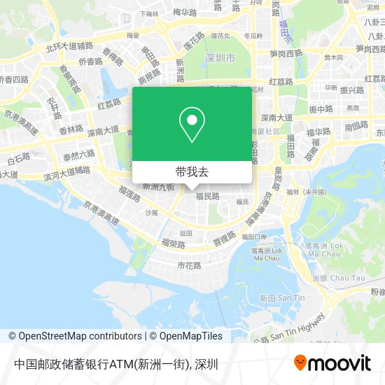 中国邮政储蓄银行ATM(新洲一街)地图
