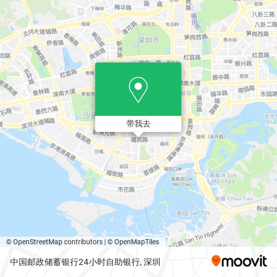 中国邮政储蓄银行24小时自助银行地图