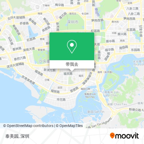 泰美园地图