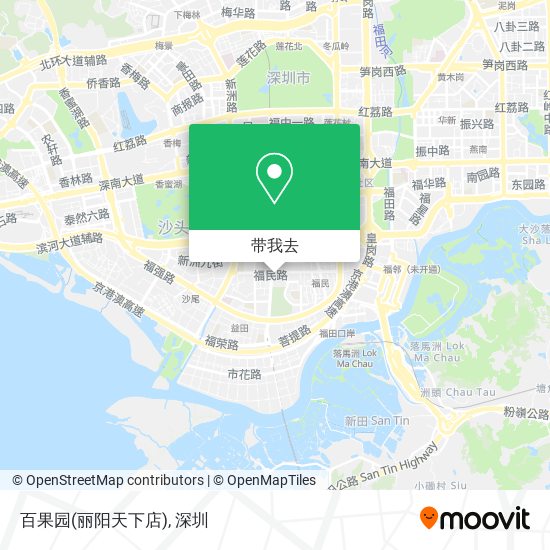 百果园(丽阳天下店)地图