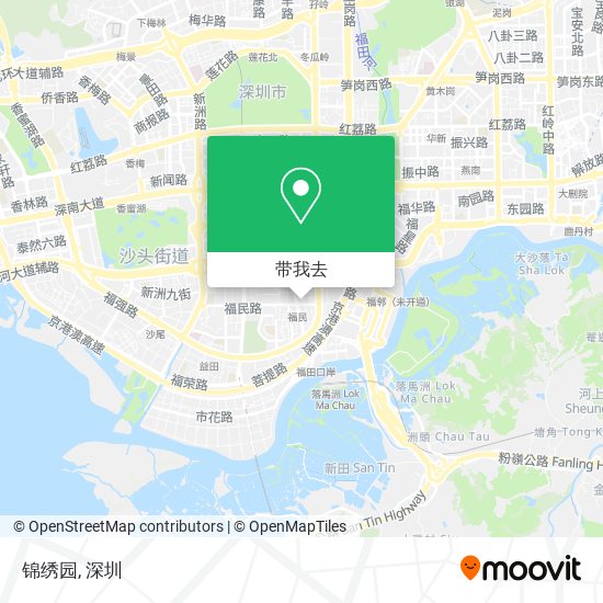 锦绣园地图