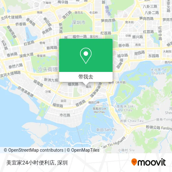 美宜家24小时便利店地图