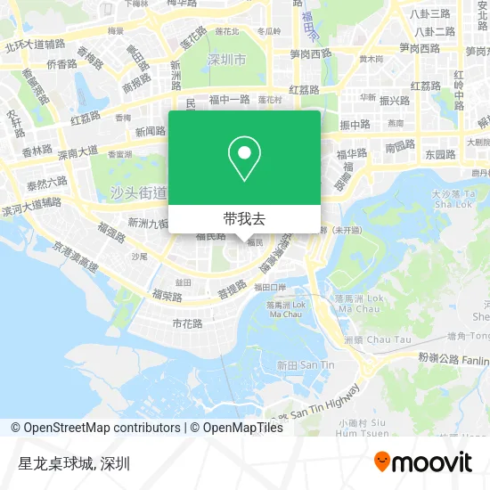 星龙桌球城地图