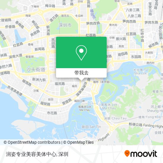 润姿专业美容美体中心地图