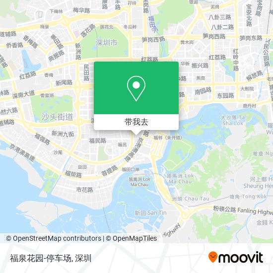 福泉花园-停车场地图