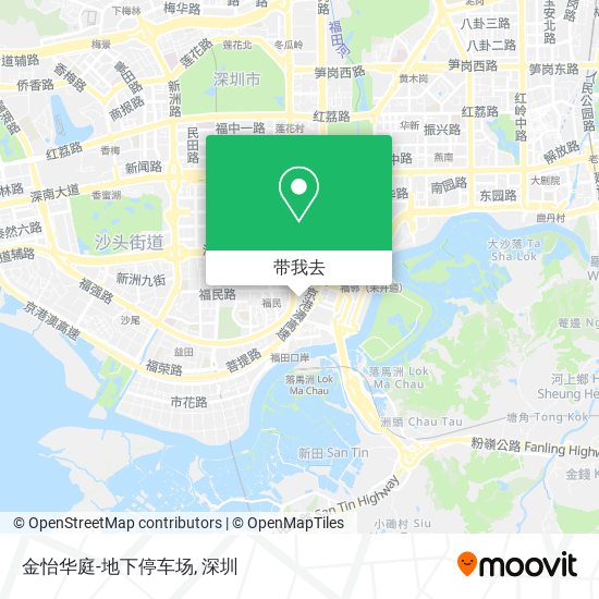 金怡华庭-地下停车场地图
