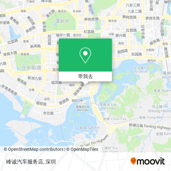 峰诚汽车服务店地图