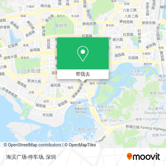 海滨广场-停车场地图