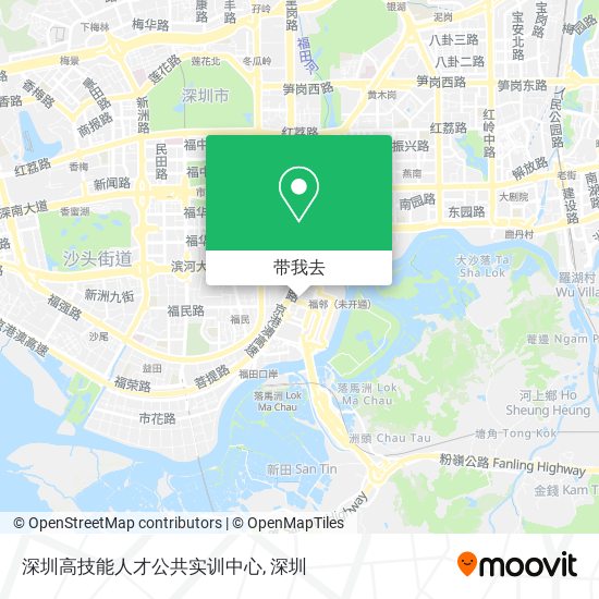深圳高技能人才公共实训中心地图