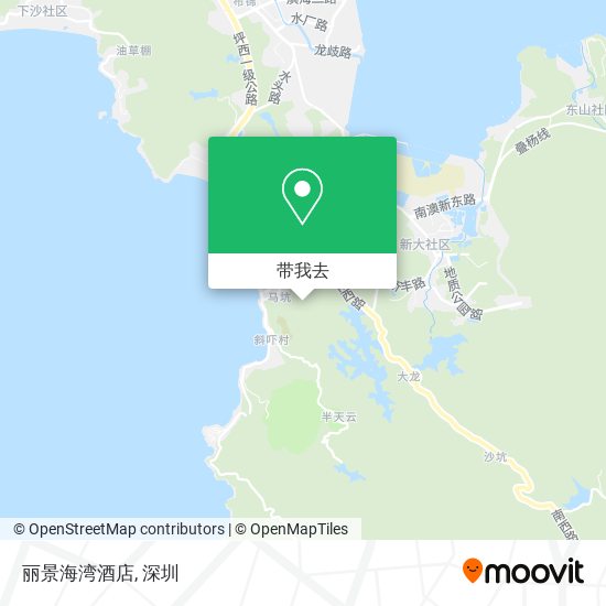 丽景海湾酒店地图
