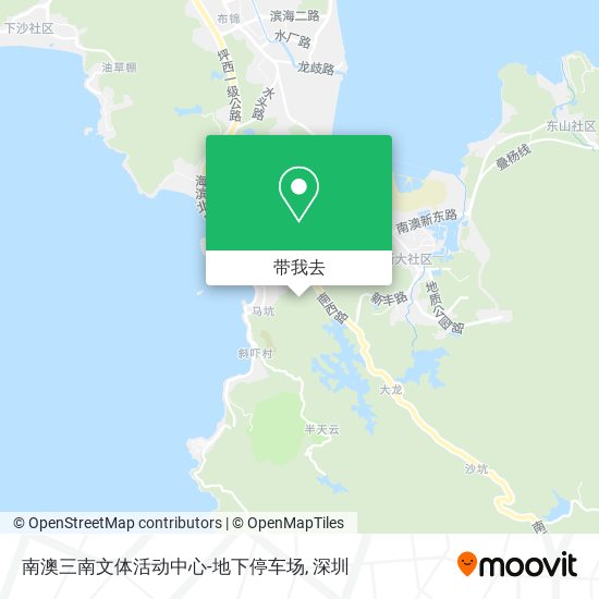南澳三南文体活动中心-地下停车场地图