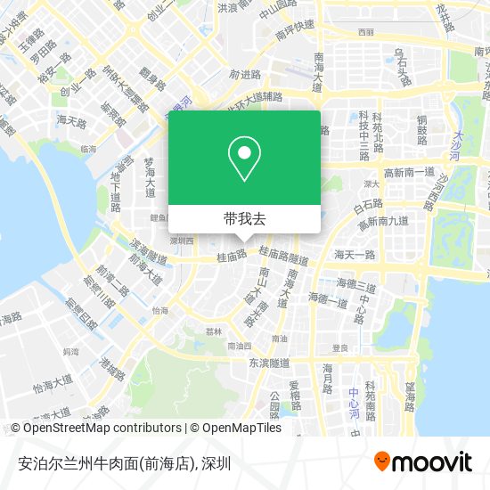 安泊尔兰州牛肉面(前海店)地图