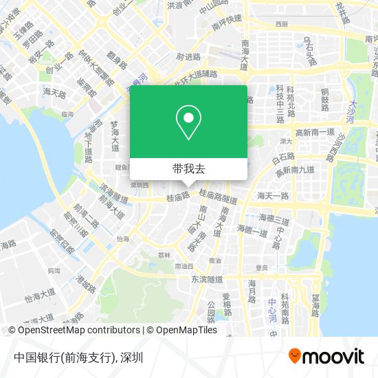 中国银行(前海支行)地图